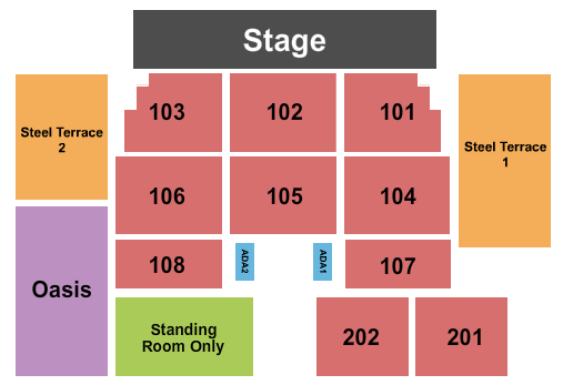 Bethlehem Musikfest AJR Seating Chart